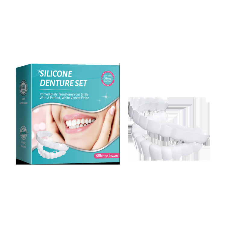 Silicone Simulation Dentures Whitening Smile
