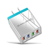USB Charger Quick Charge 3.0 4 Phone Adapter For 
