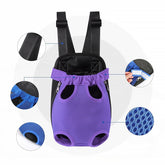 Pet Dog Carrier Backpack For Small Dogs Breathable Portable 