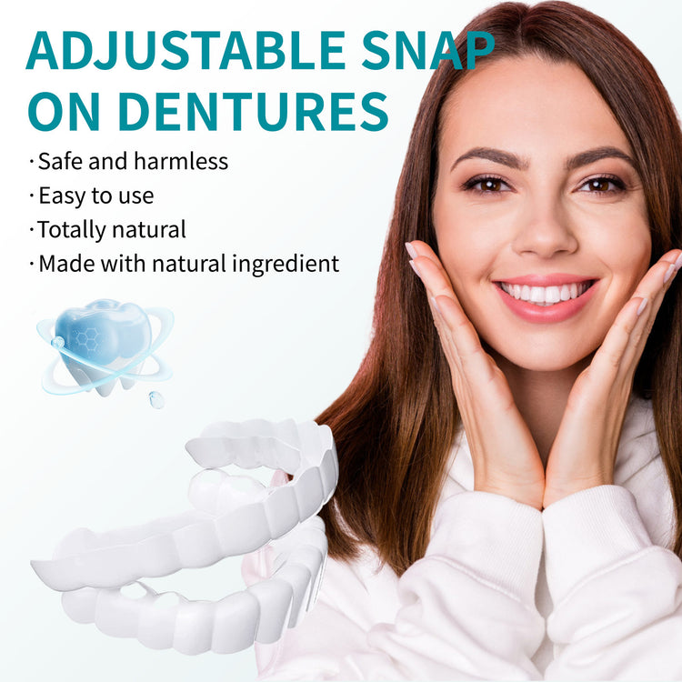 Silicone Simulation Dentures Whitening Smile 