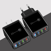USB Charger Quick Charge 3.0 4 Phone Adapter For 