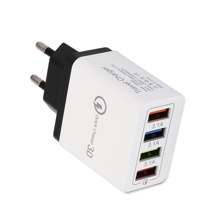 USB Charger Quick Charge 3.0 4 Phone Adapter For 
