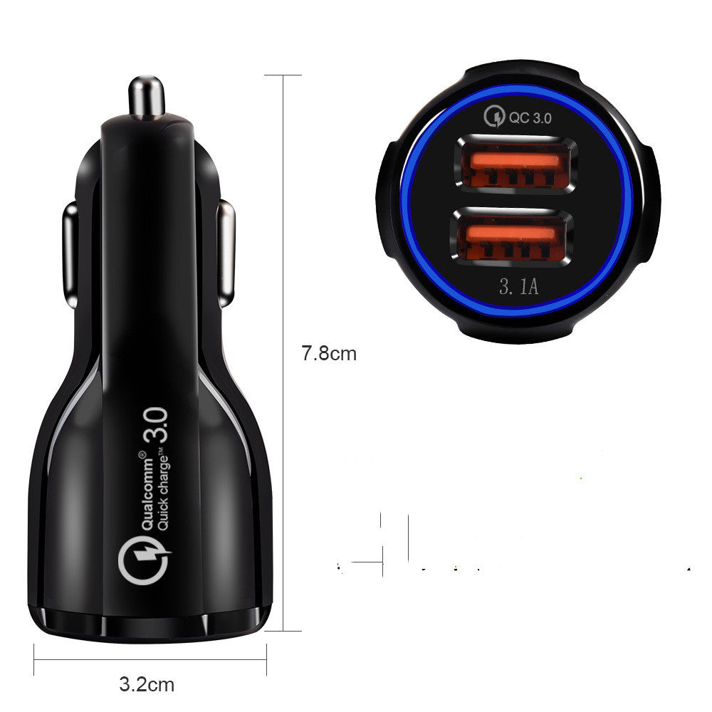 Car Charger 6.0A Light Usb Car Charger Fast Charge Mobile 