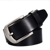 Leather Cowskin Vintage Jean Belt Pin Buckle