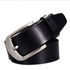 Leather Cowskin Vintage Jean Belt Pin Buckle