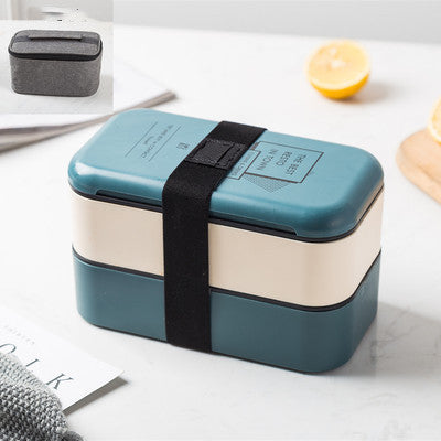 Double-layer Lunch Box Lunch Box Plastic Large Capacity