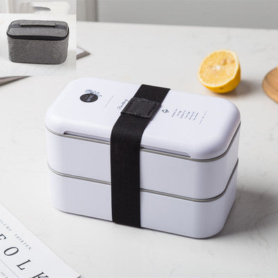 Double-layer Lunch Box Lunch Box Plastic Large Capacity