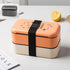 Double-layer Lunch Box Lunch Box Plastic Large Capacity
