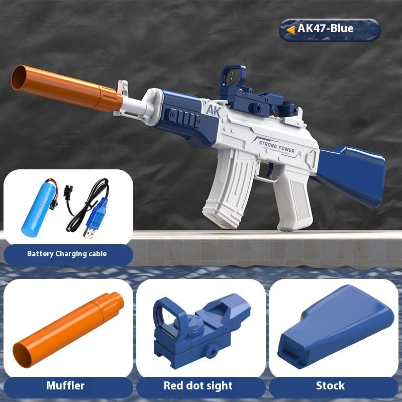 AK47 Electric Water Guns Fully Automatic Shooting 
