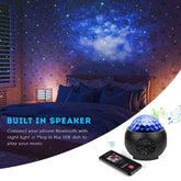 LED Star Ocean Wave Projector Night Light Galaxy