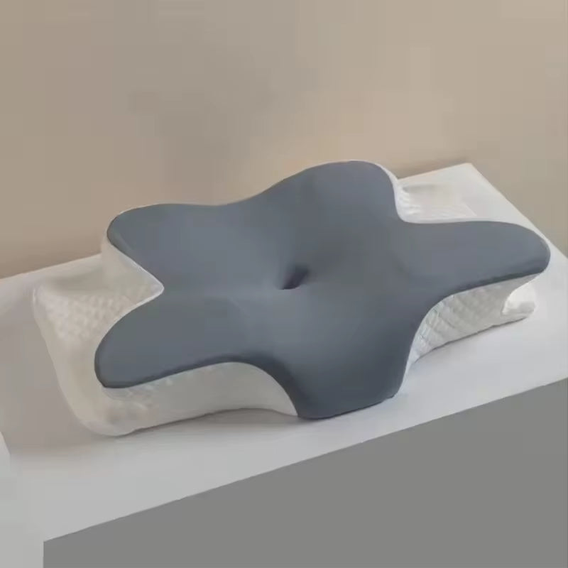 sleep neck support cushion designed for ergonomic comfort and support while sleeping. Ideal for pain-free mornings.