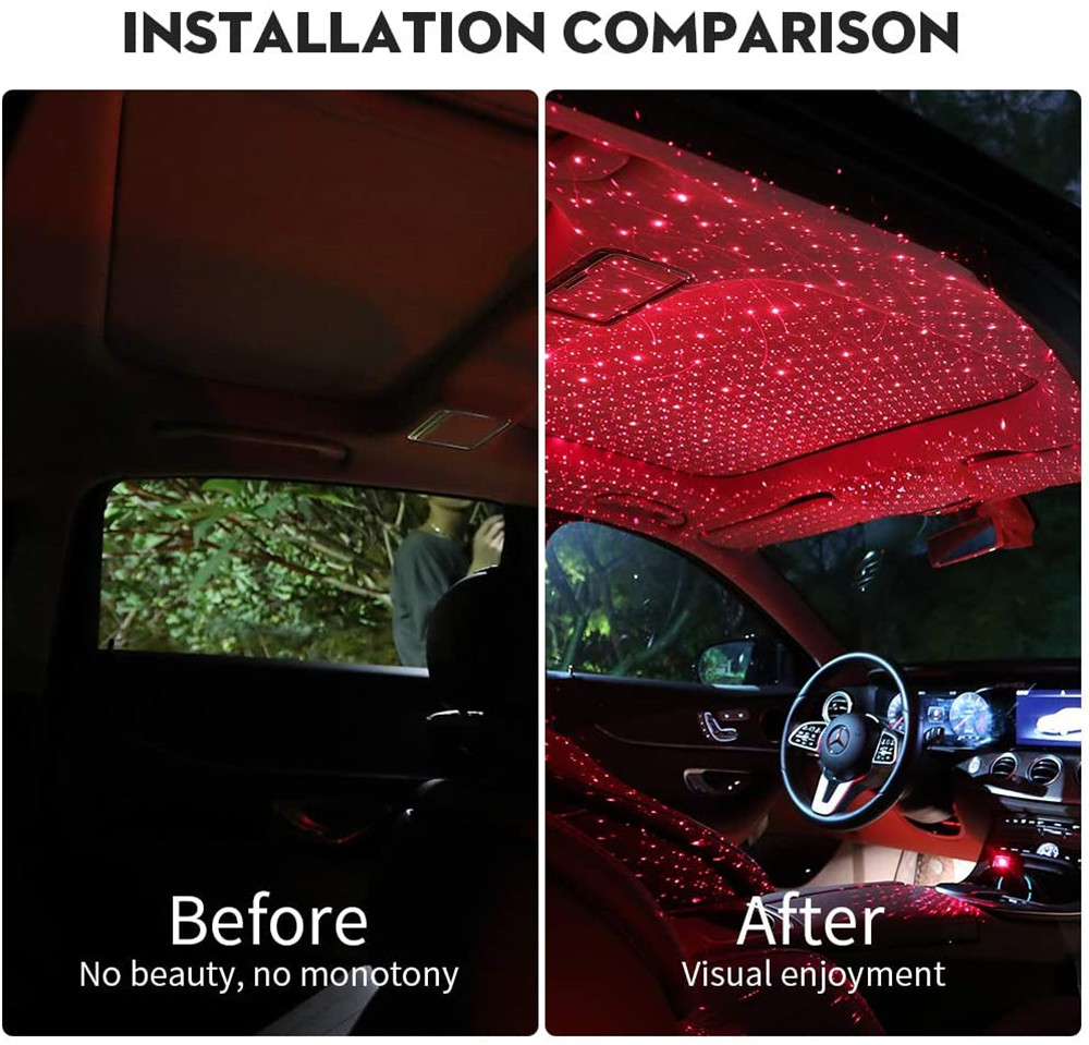 Star Light Projector Party Lights USB LED Light Interior 
