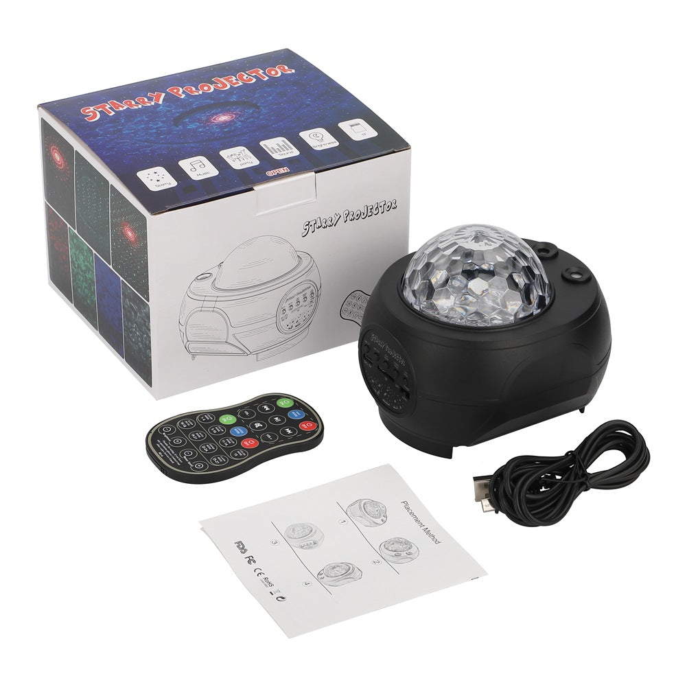 LED Star Ocean Wave Projector Night Light Galaxy
