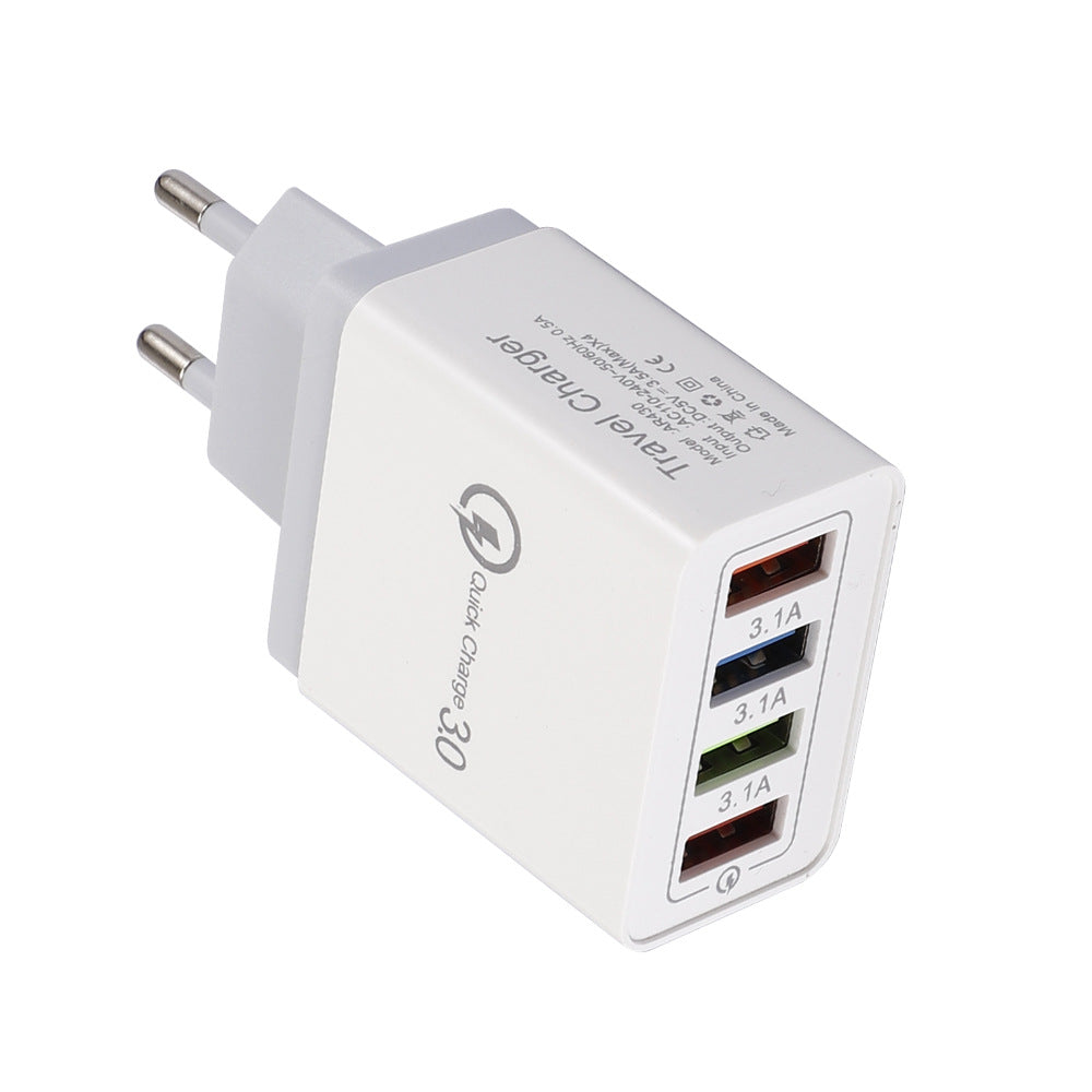 USB Charger Quick Charge 3.0 4 Phone Adapter For 