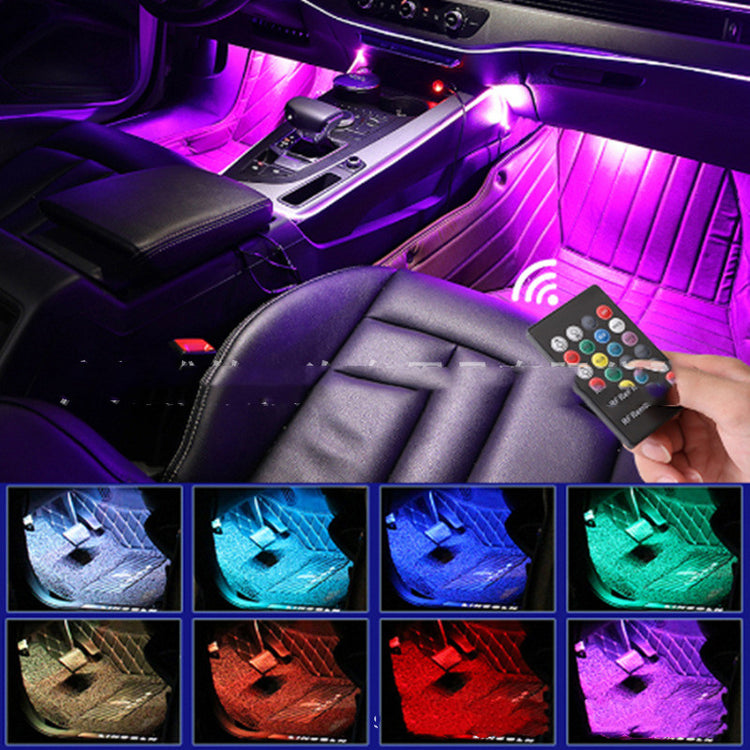 Car Interior LED Ambient Foot Light RGB