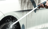 High-pressure car wash water gun telescopic