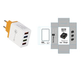 USB Charger Quick Charge 3.0 4 Phone Adapter For 