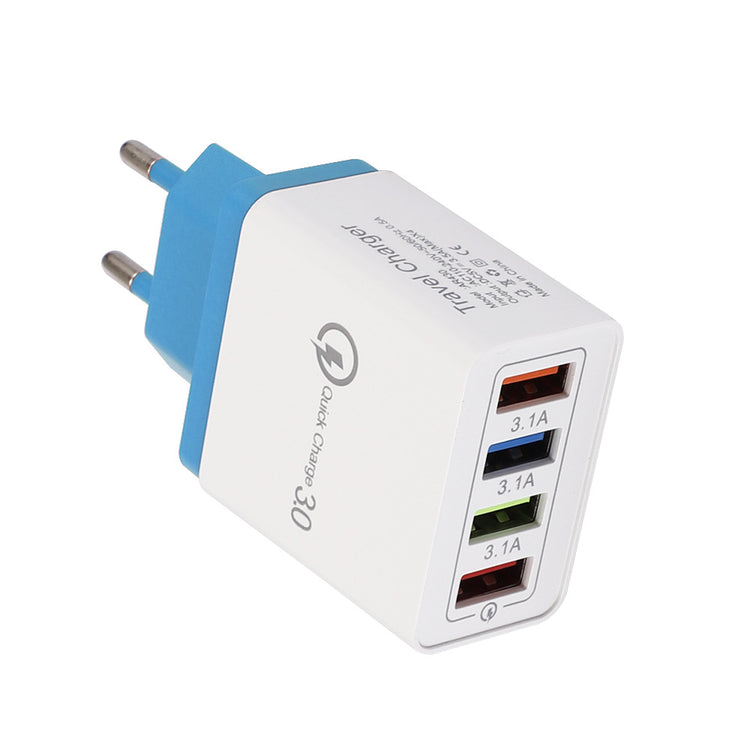 USB Charger Quick Charge 3.0 4 Phone Adapter For 
