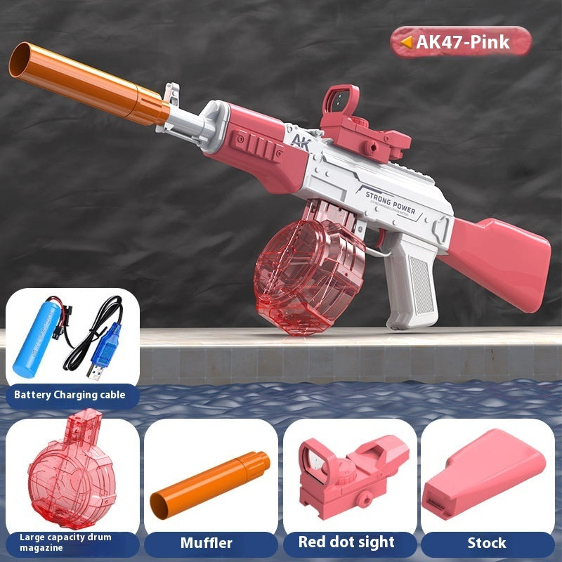 AK47 Electric Water Guns Fully Automatic Shooting 