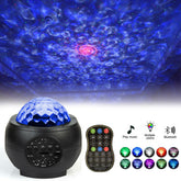 LED Star Ocean Wave Projector Night Light Galaxy
