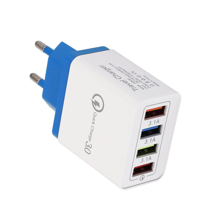 USB Charger Quick Charge 3.0 4 Phone Adapter For 