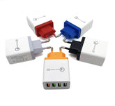 USB Charger Quick Charge 3.0 4 Phone Adapter For 