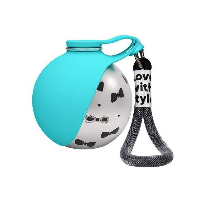 Portable Dog Water Bottle 10oz Stainless Steel Travel