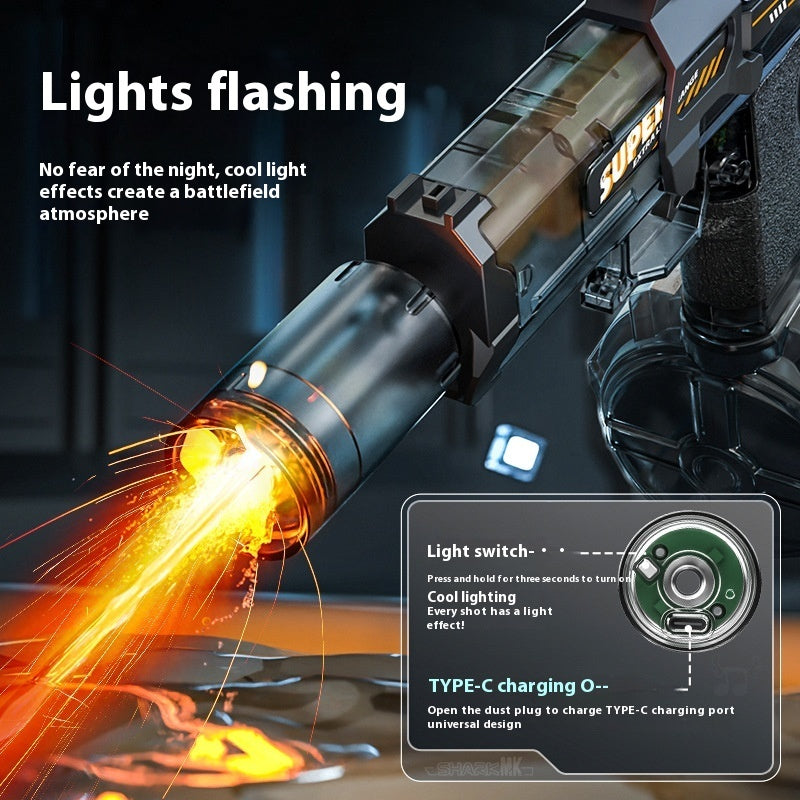 LED Lights Electric Water Guns Children Simulated