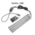 Car Interior LED Ambient Foot Light RGB