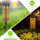 Metal Solar-powered Lawn Lamps Courtyard 