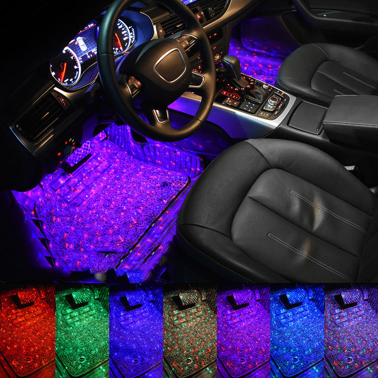 Seven-color Voice-activated USB Foot Ambient Light