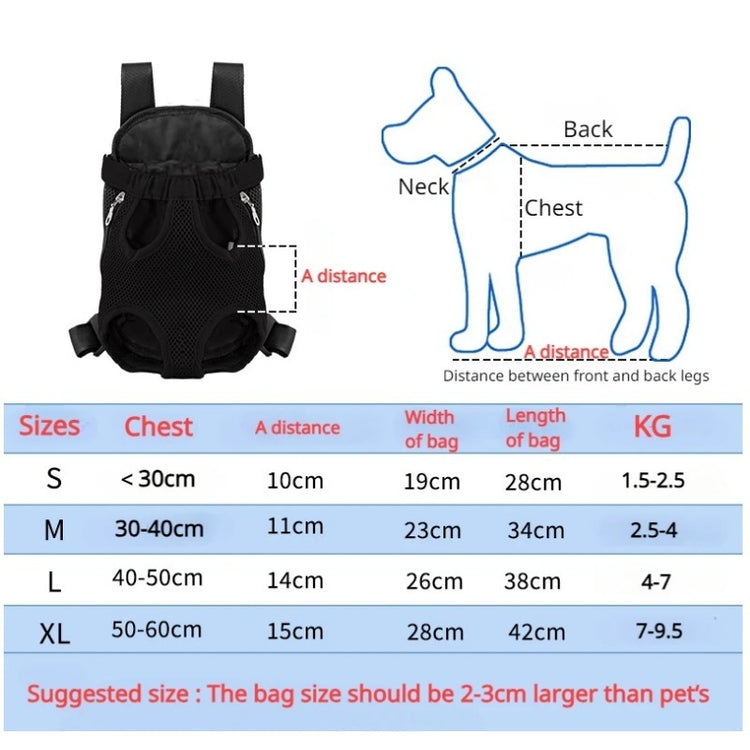 Pet Dog Carrier Backpack For Small Dogs Breathable Portable 