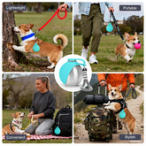 Portable Dog Water Bottle 10oz Stainless Steel Travel
