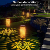 Metal Solar-powered Lawn Lamps Courtyard 