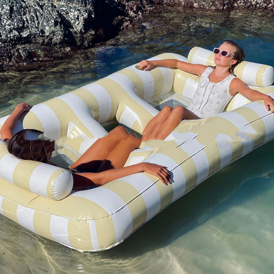 Customizable Orange Inflatable Float Double Float For Outdoor