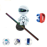 Led Luminous Sign Light Holographic Projector Diy Fan Screen