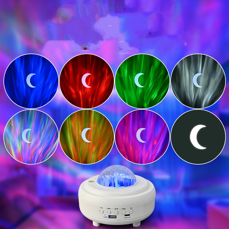 Galaxy Star Projector Bluetooth LED Night Light Starry 