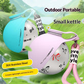 Creative Portable Outdoor Pet Stainless Steel Water 