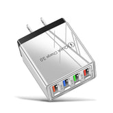 USB Charger Quick Charge 3.0 4 Phone Adapter For 
