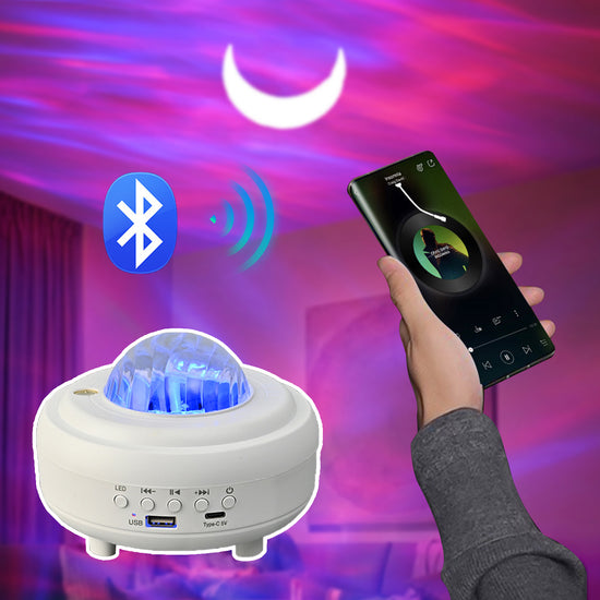 Galaxy Star Projector Bluetooth LED Night Light Starry 