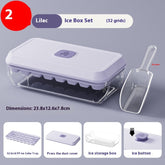 Food Grade Press Ice Cube Mold Homemade Ice Cube Tray